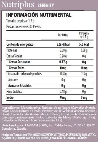 Nutriplus Serenity 3 te farmasi